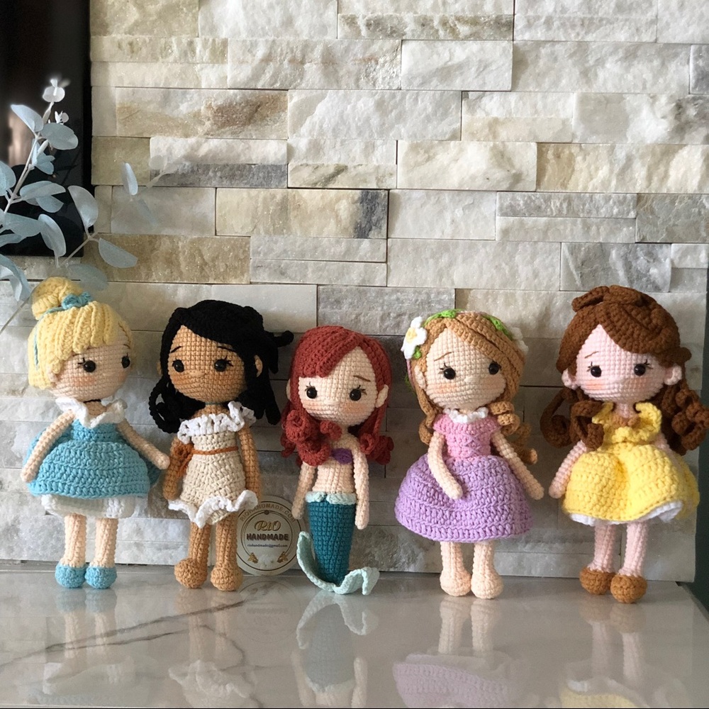Disney Princess Doll- Crochet Princess Doll